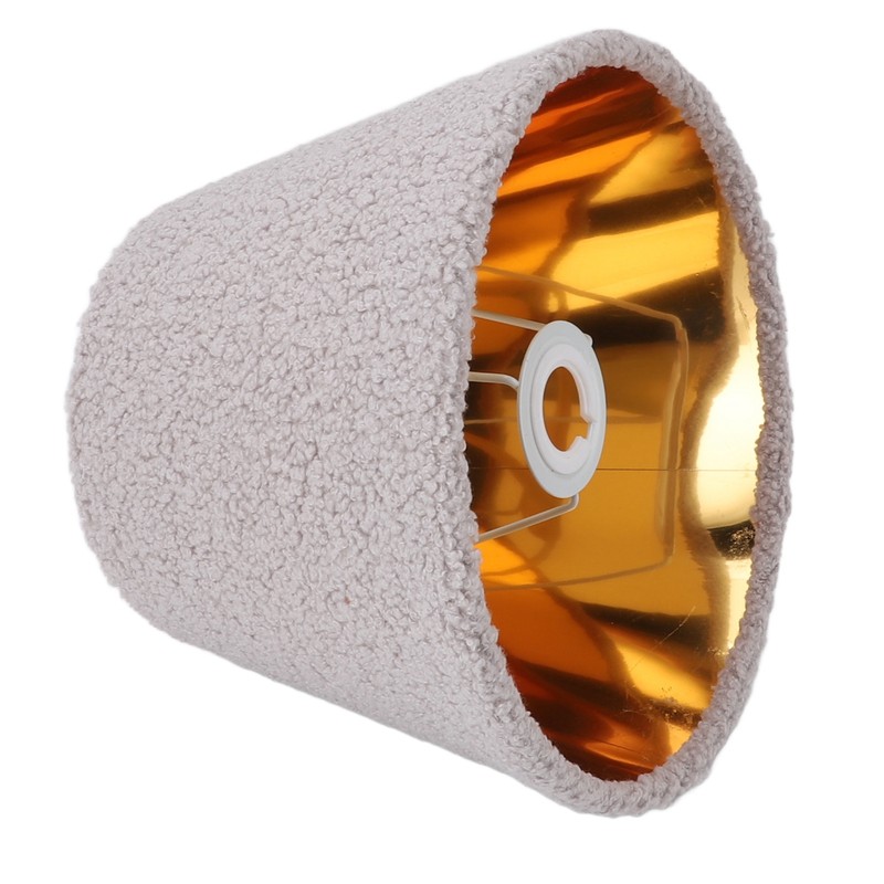 Table Lamp Shade Plush Cloth Tapered Simple Exquisite Lampshade for