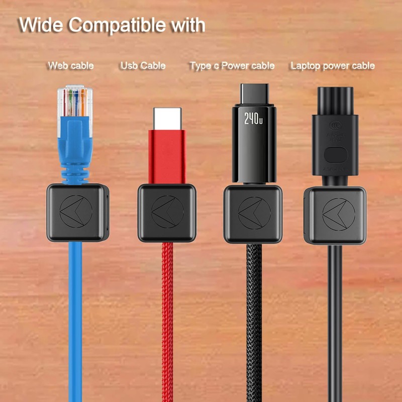 Housailei Magnetic USB Data Cable Clip Holder, a Versatile Cable