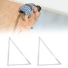 QWORK Combination Square, 48" Folding Aluminum Angle Ruler Precision Carpenter
