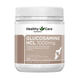 Healthy Care Glucosamine HCL 1000mg Healthy Care Glucosamine, 1, 200 tablets, 1 piece / 헬씨케어 글루코사민 HCL 1000mg Healthy Care Glucosamine, 1, 200정, 1개