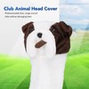 Golf Headcover, Adorable Cartoon Dog Club Head Protector Washable Plush