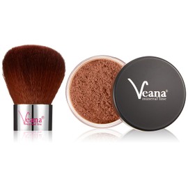 Veana Mineral Line Foundation with Kabuki, Cocoa 9 g