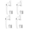 HOMGEN 4pack Universal Window Handles for UPVC 360° Rotation Cuttable