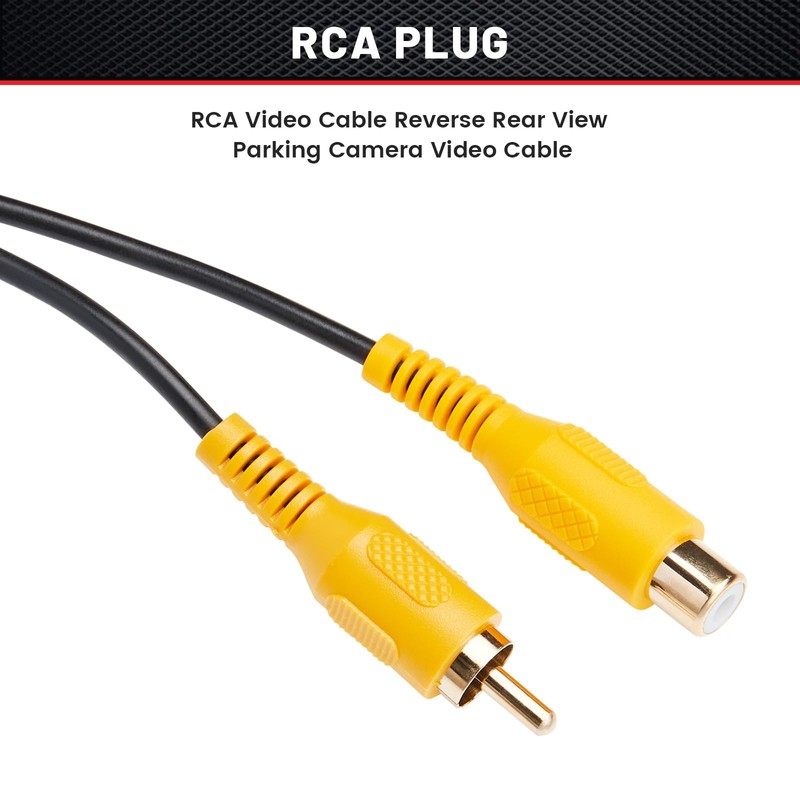 RED WOLF 24 PINS Backup Camera T-Harness for 2014-2019 Toyota