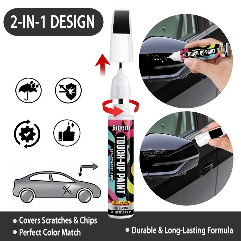 Majestic Black (NH-893P) Touch Up Paint for Acura MDX RDX