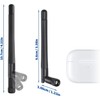 Bingfu Dual Band WiFi Antenna 3dBi SMA Male Antenna(2-Pack) for