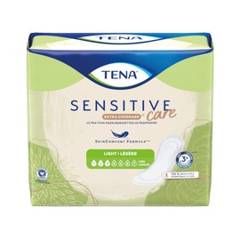 TENA Intimates Extra Coverage Ultra Thin Light Bladder Leakage Pad for Women, Light Absorbency, Long Length, 6 Pack - 144 total