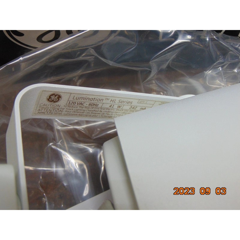 GE Lumination HL Series LED Luminaire Track Light White 2029-2205