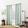 Sun Zero Satti Embroidered Leaf 100% Blackout Grommet Curtain Panel,