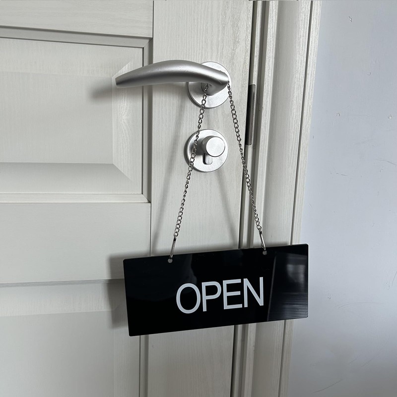 Seagron Open Close Sign Open Close Tag Plate Acrylic (9