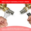 2-Piece Beer Faucet Wrench Set, Beer Tap Wrench Tool, Dual-Head