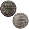 Lucky Coin Sentimental Good Luck Coins Engraved Message Keepsake Gift Set Charm (Dearest Grandma)