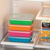 Fox Valley Traders Vibrant Four-Section Microwave Tray Set of 4,