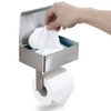 Rolling Paper Rack Can Put Wet Wipes Stainless Steel Drawer