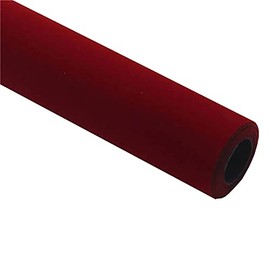 14.5"x78.7" Self Adhesive Velvet Drawer Liner Roll Felt Fabric Velvet Flocking Liner for Jewelry Drawer Box Shelf Crafts (Wine Red)