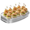 MATANA - 20 Reusable Large Aluminium Foil Platter Serving Party