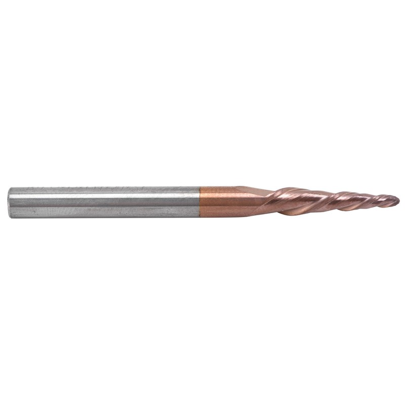 Tapered End Mills Strong Durable Long Service Life Excellent Chip