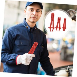 KICHOUSE 3pcs Hose Clamp Pliers Set Brake Hose Coolant Tool for Automotive Repair Spaces for Beginners