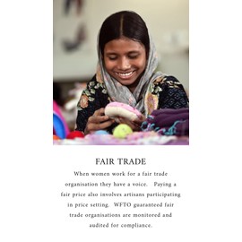 Pebble | Handmade Friendly Doughnut Rattle - White | Crochet | Fair Trade | Pretend | Imaginative Play | Machine Washable