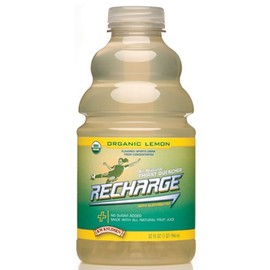 R.W. Knudsen Organic Recharge Lemon, 32-Ounce Packages (Pack of 12)