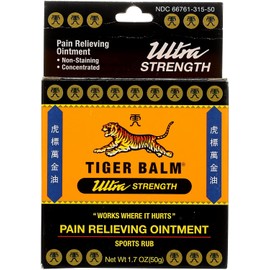 Tiger Balm Ultra Strength, 50 GM, 1.70 Oz by Tiger Balm (Pack of 3)