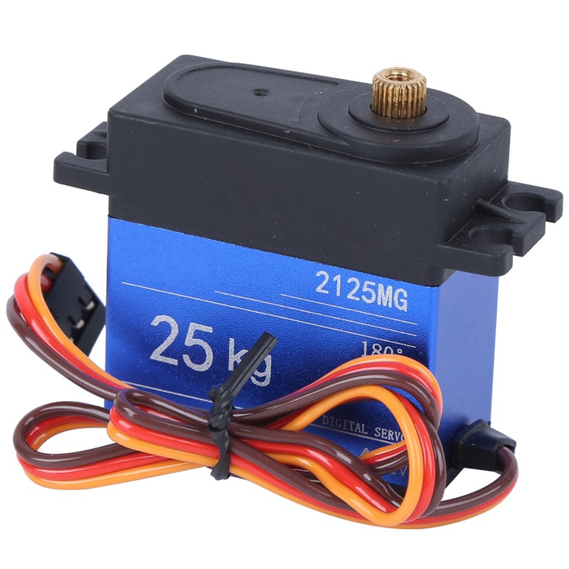 25KG Waterproof Digital Servo 180 Degree Metal Gear with Arm