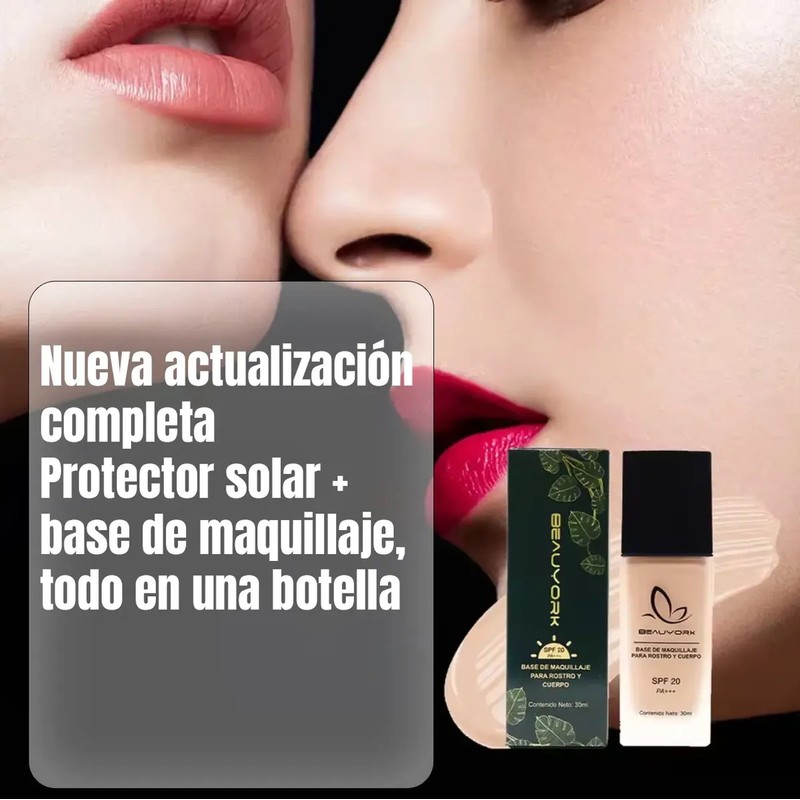 Base Maquillaje Líquido Beauyork 30 Ml Fps 50 Rostro