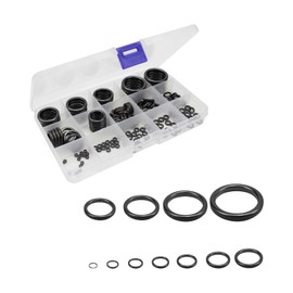 LNGJIN 160-Piece Ceramic Fishing Rod Rings, 12 Sizes 3.7 mm - 30 mm Fishing Rod Ceramic Guide Rings, Fishing Rod Repair Set, Fishing Rod Guide Rings, Fishing Rod Guide Rod Ring Set with Storage Box