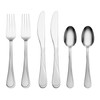 Cambridge 4216V2HCCB89 Gravity Sandblasted 6-Piece Flatware Set