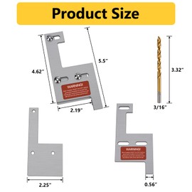 PFCKE Generator Interlock Kit Compatibles with GE General Electeric Vertical Main150 or 200 Amp Panels, 2 1/4 Inch Spacing Between Main and Branch Breaker（GE200HDA）