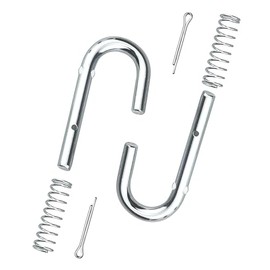 2 Pack 747-1116 Plated Deck Release Pin & Spring Compatible with Cub Cadet MTD Troy-Bilt Craftsman Ryobi White Ryobi Yard Machines Ranch King Lawn Mower Tractor932-0306A 714-0470 917-04074