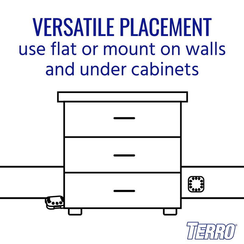 TERRO T500 Indoor Multi-Surface Roach Bait Stations - Indoor Cockroach
