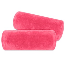npluseins Pack of 2 Cushion Covers, Made of Cuddly Coral Fleece, 2 Pieces, 1257.1667