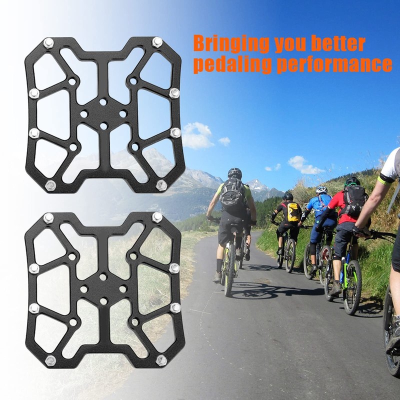 1 Pair Bike Pedal Adapters, 9 x 9cm / 3.5