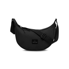 Johnny Urban Crescent Bag Women Men Black - Ally Medium - Cross Body Bag Ladies - Sling Shoulder Bags in Half Moon Shape - Womens Dumpling Bags with Adjustable Strap