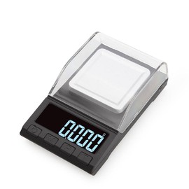 TopHomer Electronic Scales High Precision 20g/0.001g Professional Digital Pocket Milligram Kitchen Scales for Jewelry Gold and Gemstones