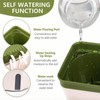AIMALL Self-Watering Balcony Vegetable Pot for Growing Cilantro, Onions, Herbs,