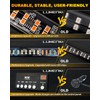 LUMENIX 49" Inch Strobe Light Strips, Back Window | Tailgate