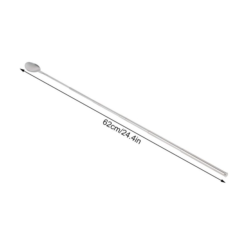 Stainless Steel Telescopic Spoon, Cooking Spoon Serving Spoons Long Handle