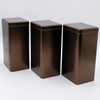 Dosenritter 6 x Square Tea Canisters / Storage Containers with