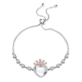 FEELMEM 15 Year Old Gift 15 Anos Quinceanera Necklace Sweet 15 Jewelry Quinceanera Gift 15th Birthday Gift for Best Friend (Anos 15 bracelet)