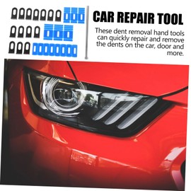 PACKOVE Auto Body Dent Repair Kit Car Dent Remover 1 Set Plastic and Dent Puller Tabs