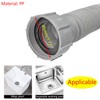 Qrity Flexible Waste Pipe, Sink Waste Pipe, Inner Diameter 45