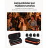 Funda de Micrófono Inalámbrico, Estuche de Transporte para Micrófonos