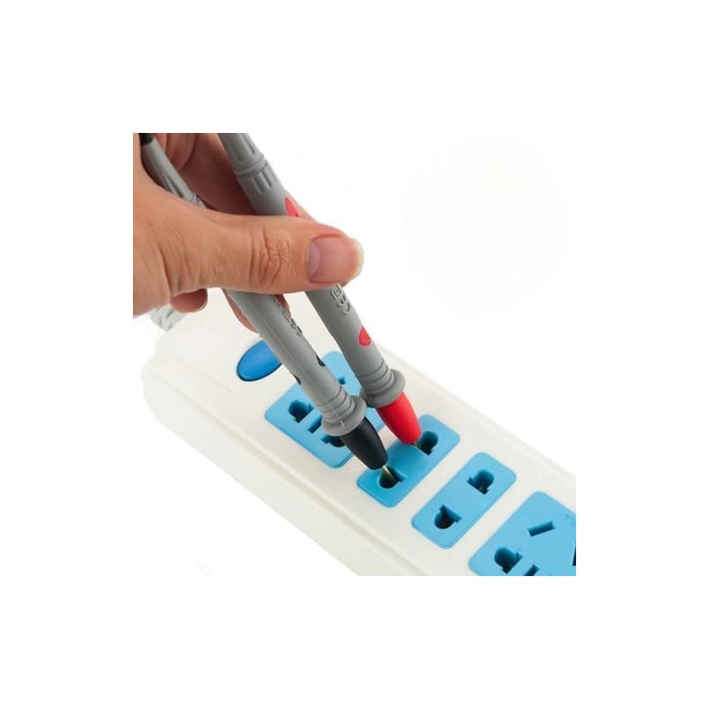 Vmingo - Punta Prueba Multimetro Kit Fina Electronica Cable Caiman