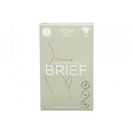 TOM Organic Buy Tom Organic The Period Brief Mid-Rise Black Small Online