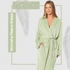 Daisy Dreamer Womens Robe Stripe Jacquard Soft Warm Belted Long