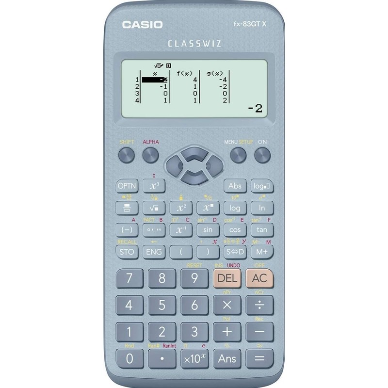 CALCUSO Economy Pack: Casio FX-83GT X in Blue and WYNGS