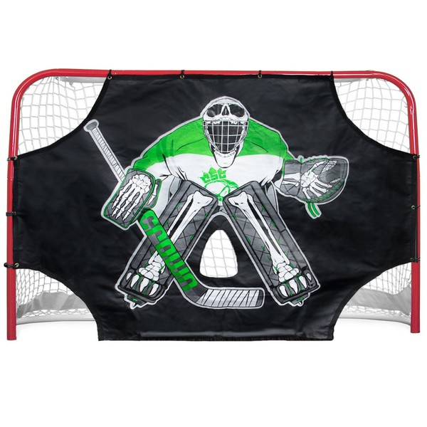 Crown Sporting Goods 72" x 48" Green Skull Sniper Ice Hockey Practice Shooting Target