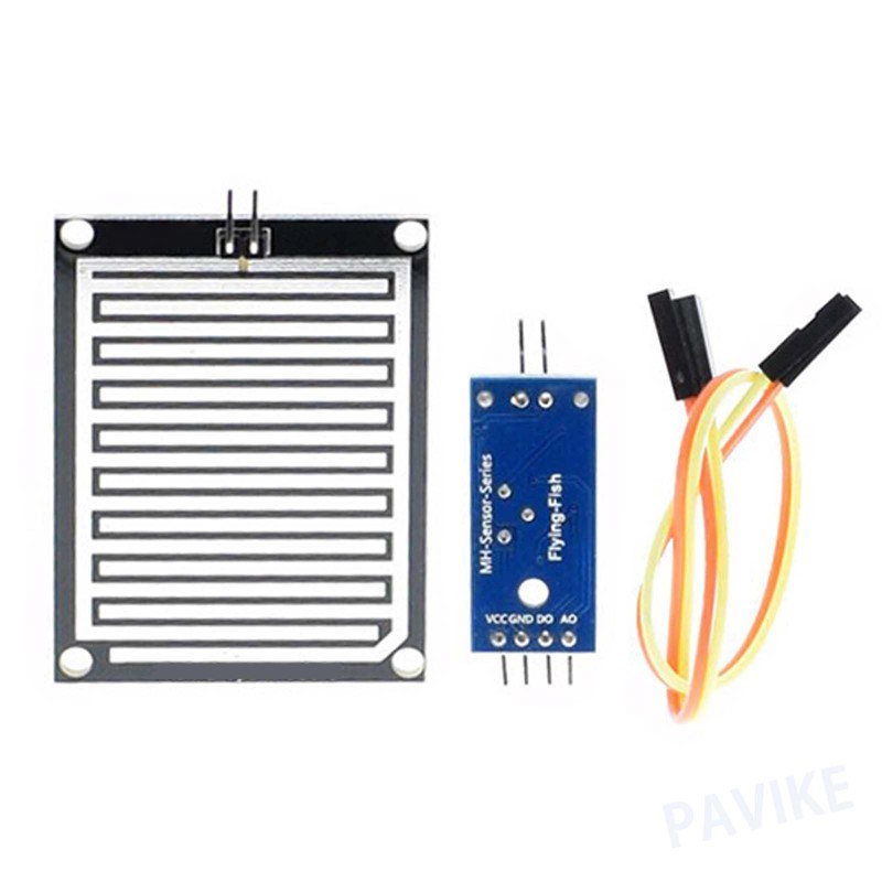 PAVIKE Rain Detector Module, Rain Sensor, Rainwater Detection, Set of